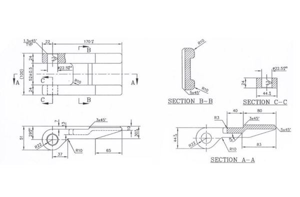 Hinge Open Top Right hand - Image 2