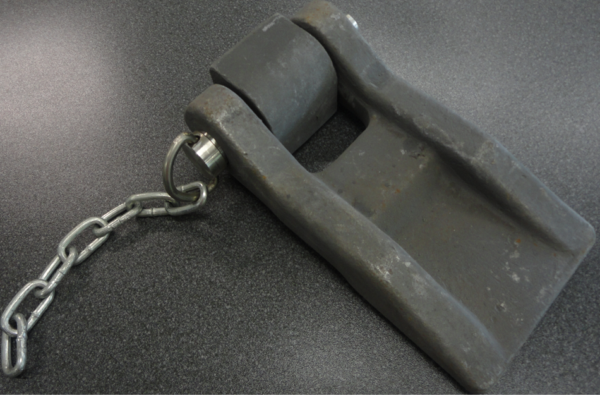 Hingepin with chain, Open Top - Image 2