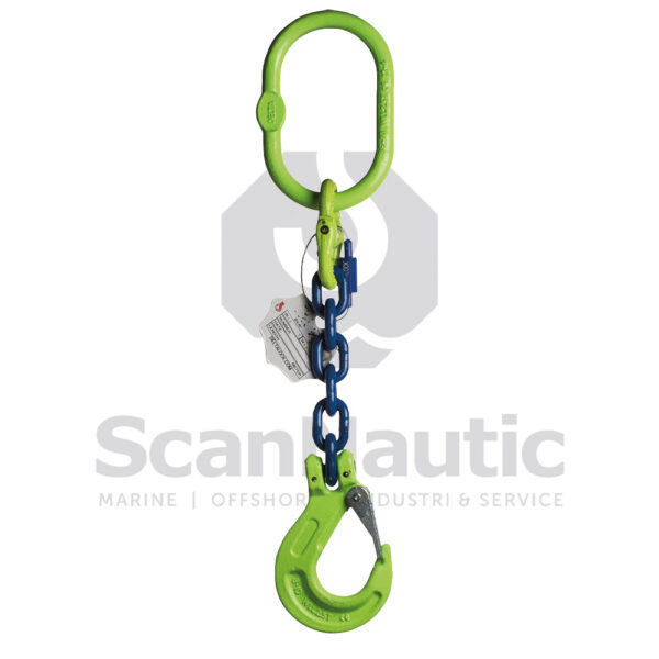 1-Benet 22 mm Kædesling - Grade 100
