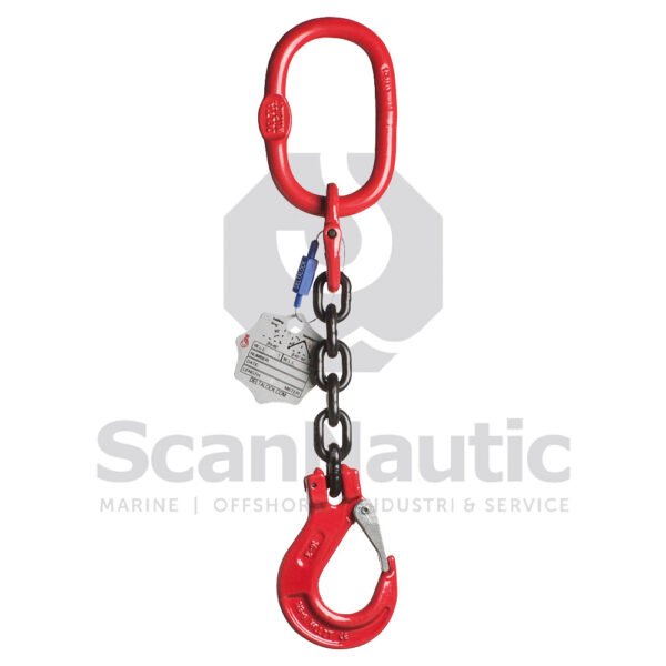 1-Benet 22 mm Kædesling - Grade 80