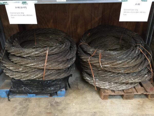 Grommet Wire Sling 102 mm EWL 15,2 mtr WLL 148 tons