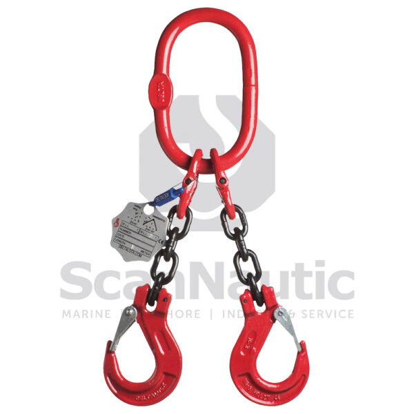 2-Benet 16 mm Kædesling - Grade 80