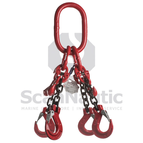 4-Benet 26 mm Kædesling - Grade 80 - Image 3