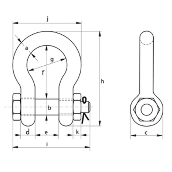 15 ton Green Pin Super Sjækkel - G-5263 - Image 2