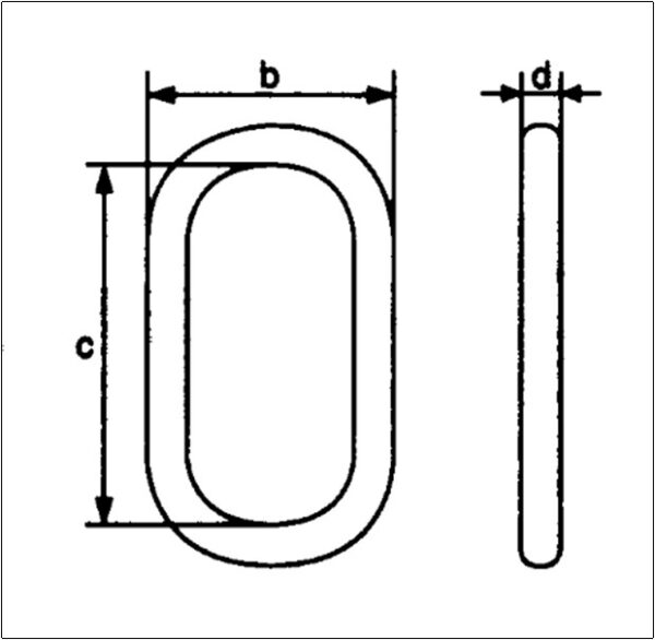 Langledetkæde Rustfri kæde  - Type DIN 763 - Image 2