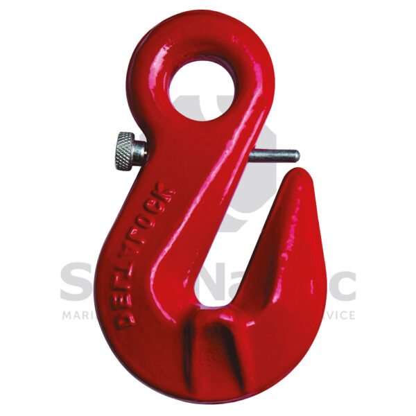 8 mm Opkorterkrog med Øje & Sikkerhedspin - Grade 80