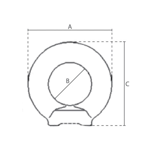 M8 Ringmøtrik - Grade80 - Image 2