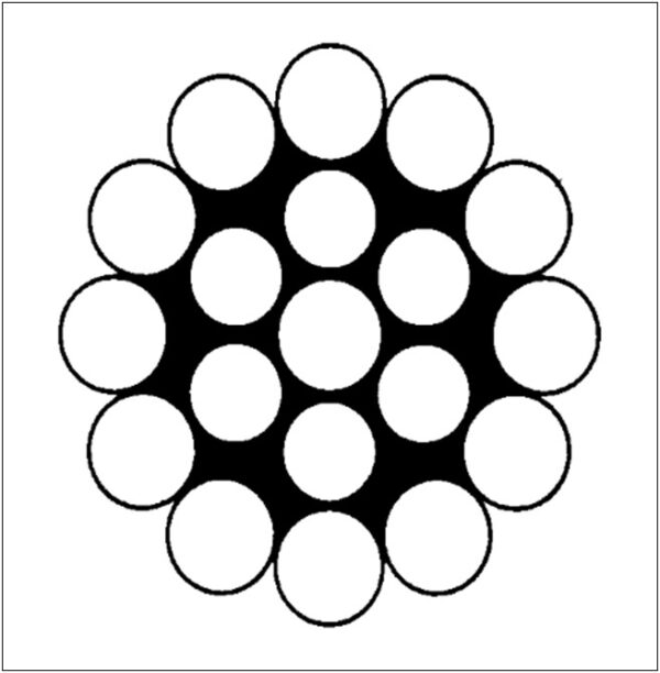 Rustfri - Stålwire - Type 1x19