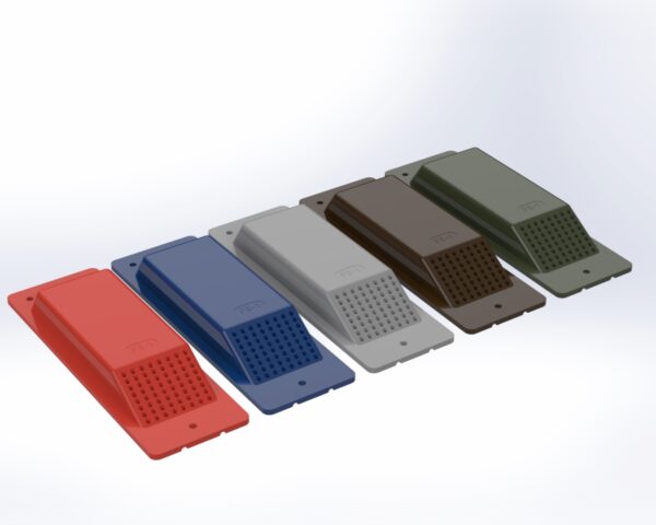 Standard container airvent 205 mm x 66 mm x 22 mm