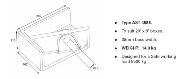 Lifting corner LH – WCI 4588 - Image 2
