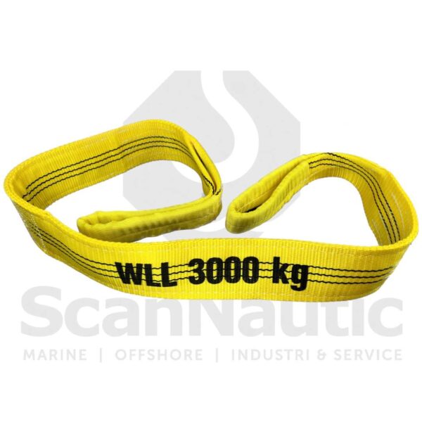 WLL 3ton x EWL 200cm Båndstrop